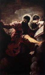 Tintoretto: The Evangelists Mark and John (Szent Márk és János evangélista)